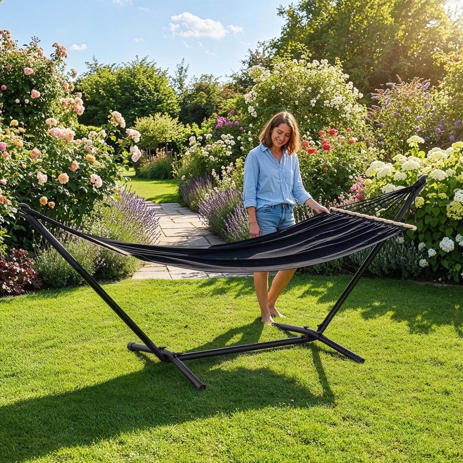 Hamak ze stelażem CORI DV-133HW - 2