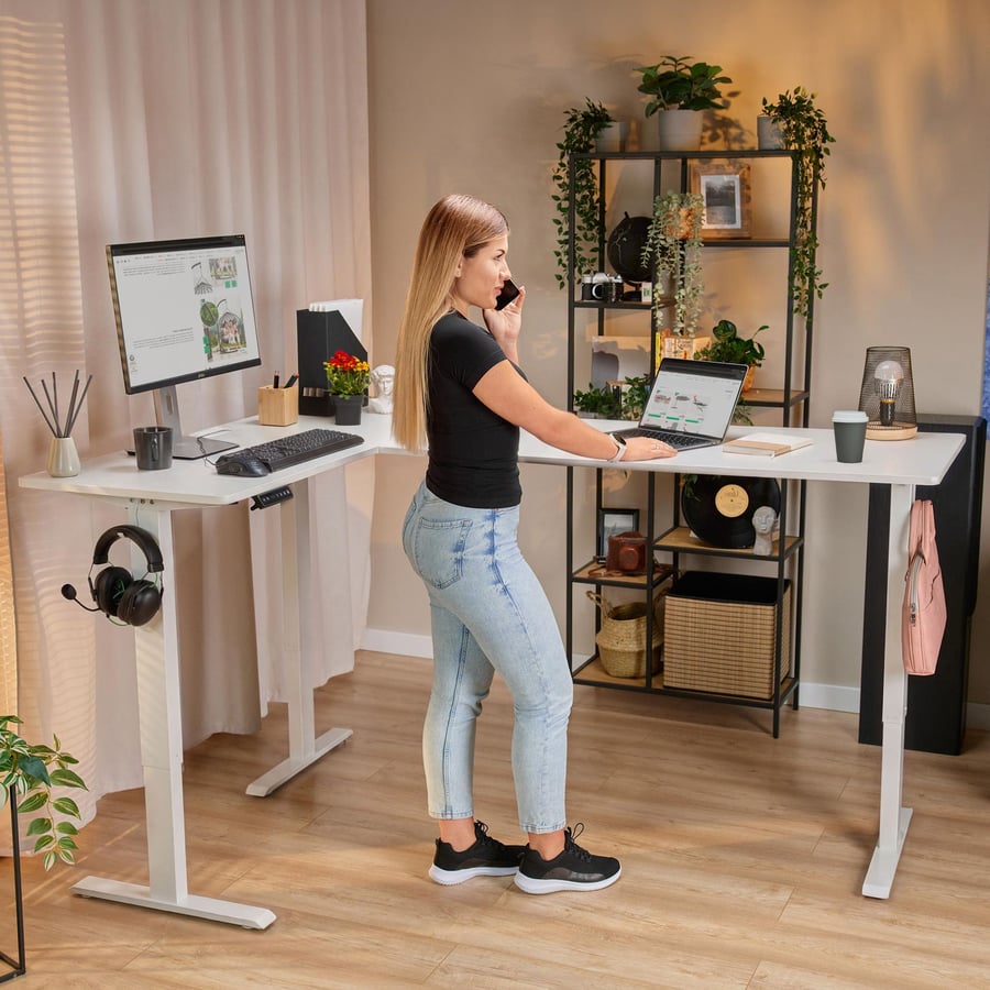 Biurko narożne regulowane lewos - 1