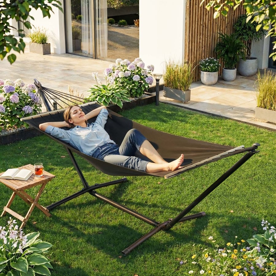 Hamak ze stelażem CORI DV-133HW - 5