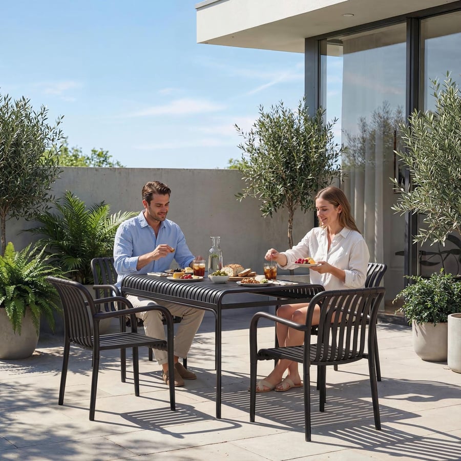 Stół ogrodowy 130cm MALIO DV-18 - 5