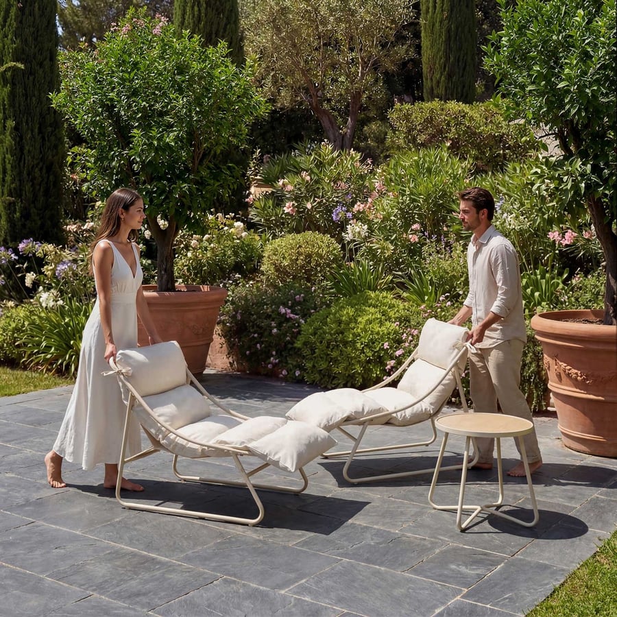 Zestaw mebli ogrodowych CETARA - 10