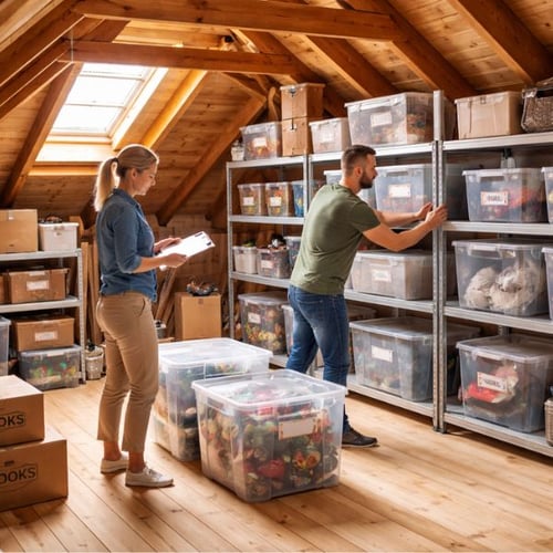 Dachboden organisieren