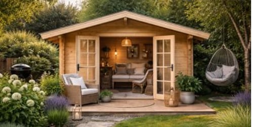 Gartenhütte – Gestaltung der Gartenhütte. Tipps zur Planung und Ausstattung