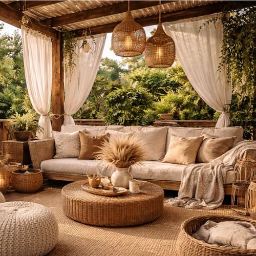 Boho Terrasse Gestalten