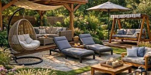 Gemütlich Sitzecke Garten gestalten – praktische Tipps und Ideen.