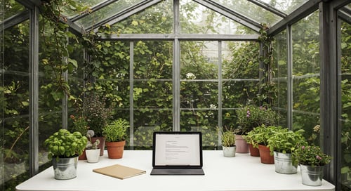 Gartenbüro: Arbeiten im Einklang mit der Natur