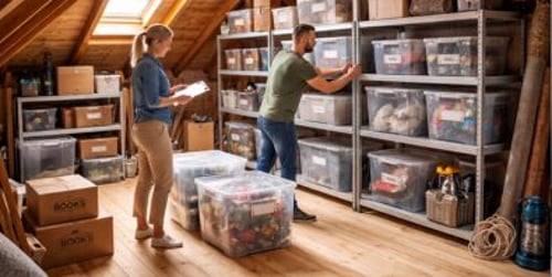 Dachboden organisieren – Tipps zur Organisation des Dachbodens