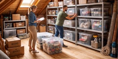 Dachboden organisieren – Tipps zur Organisation des Dachbodens