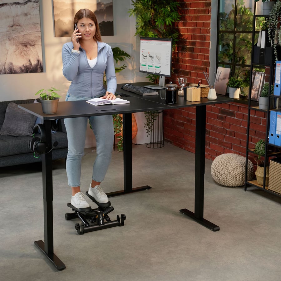 Biurko narożne regulowane lewos - 9