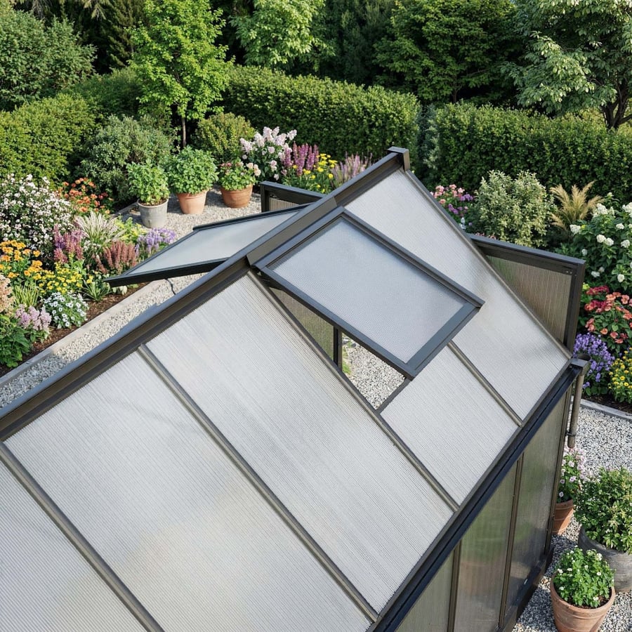 Szklarnia ogrodowa 361x183x190c - 2