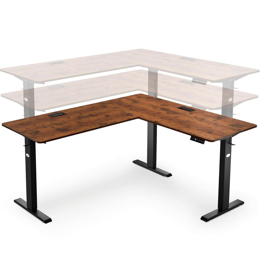 Biurko narożne regulowane (ZW-S - 2