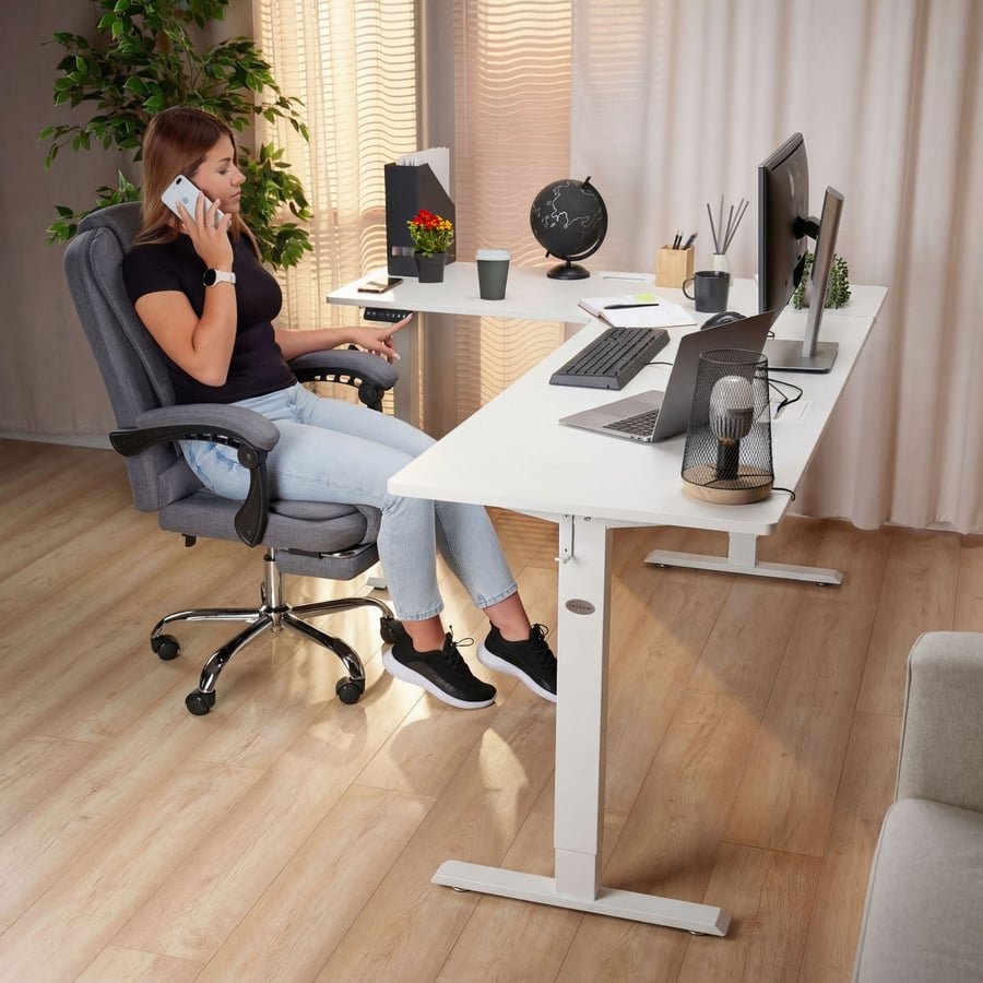 Biurko narożne regulowane lewos - 2