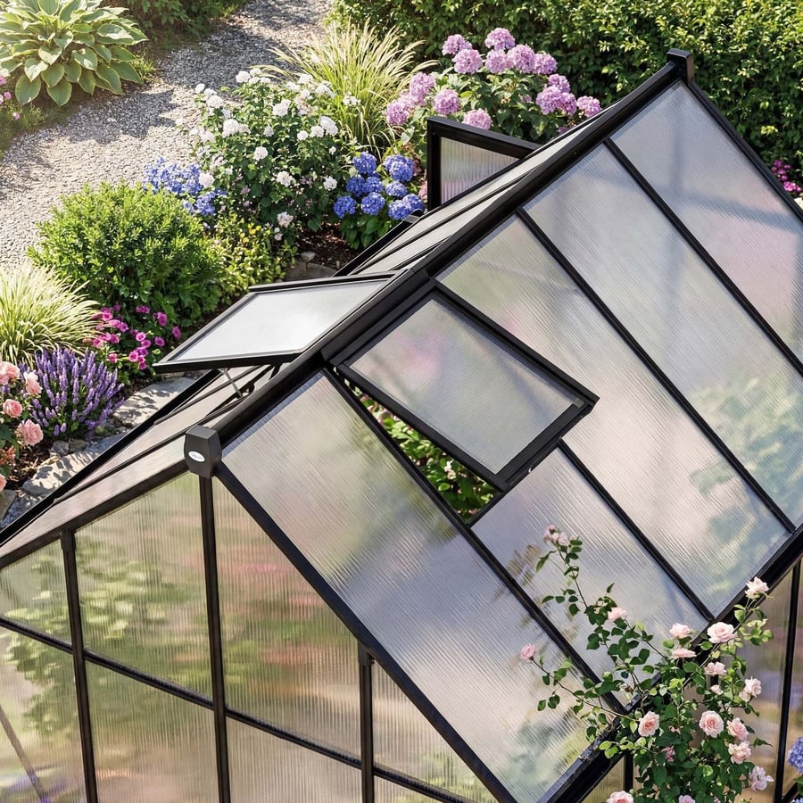 Szklarnia ogrodowa 310x244x230c - 3