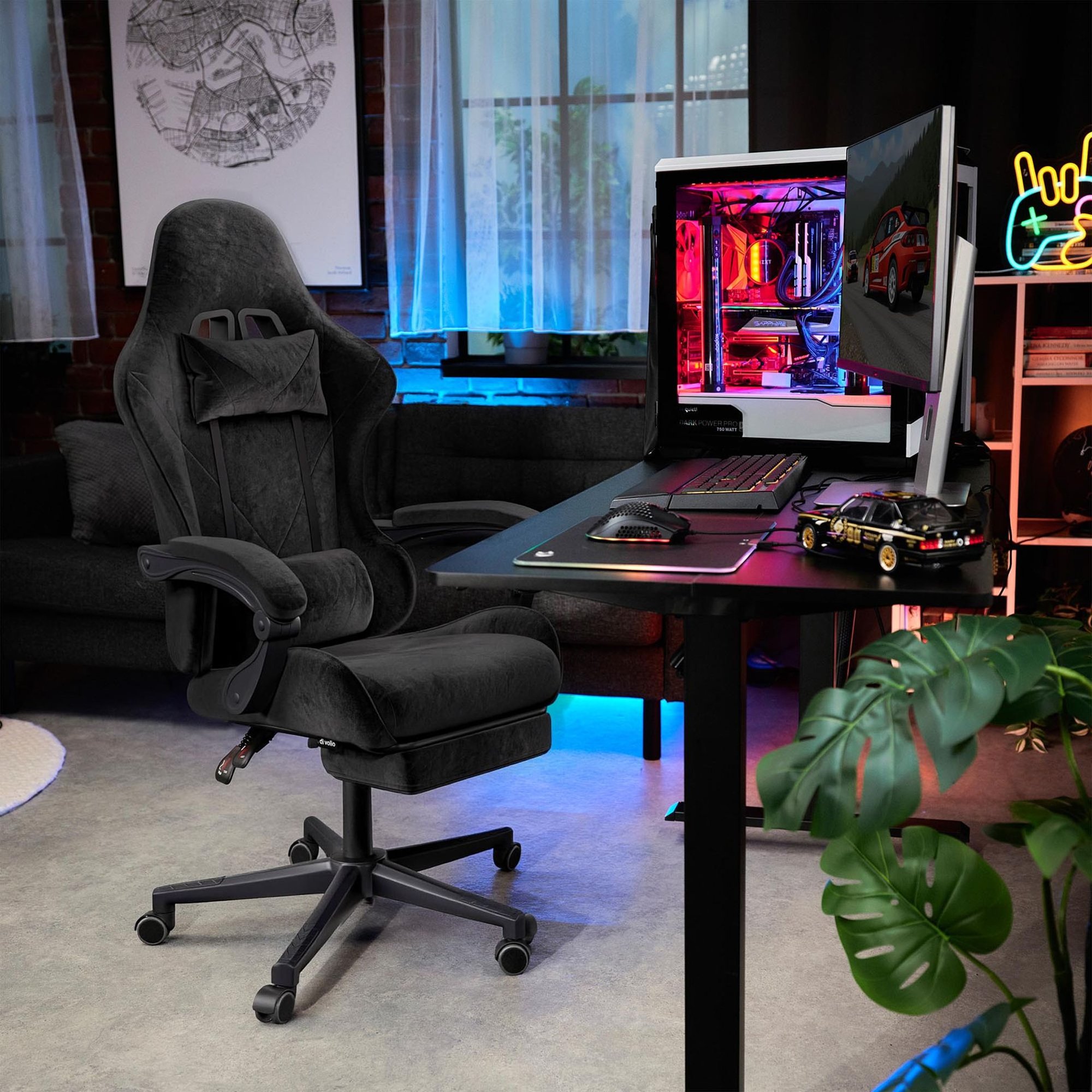 Herní křeslo Ragazo nabízí plnou personalizaci a umožňuje přizpůsobení individuálním potřebám.