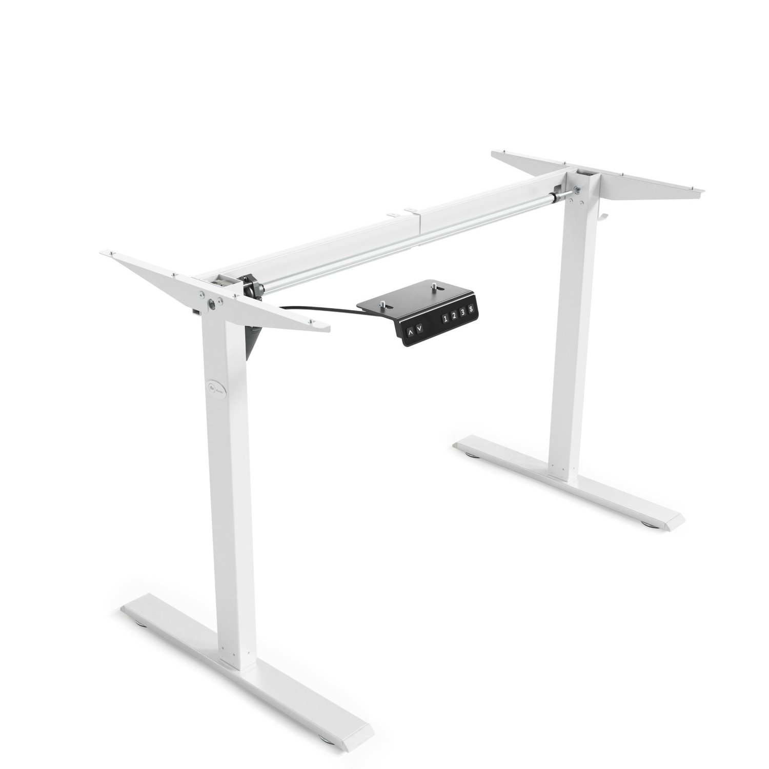 Elektricky výškově nastavitelný rám psacího stolu s motorem 110-160 cm DV-201ODF - bílá