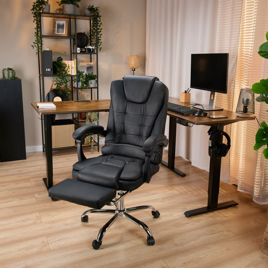 Fotel biurowy Baldo - Czarny (N - 2