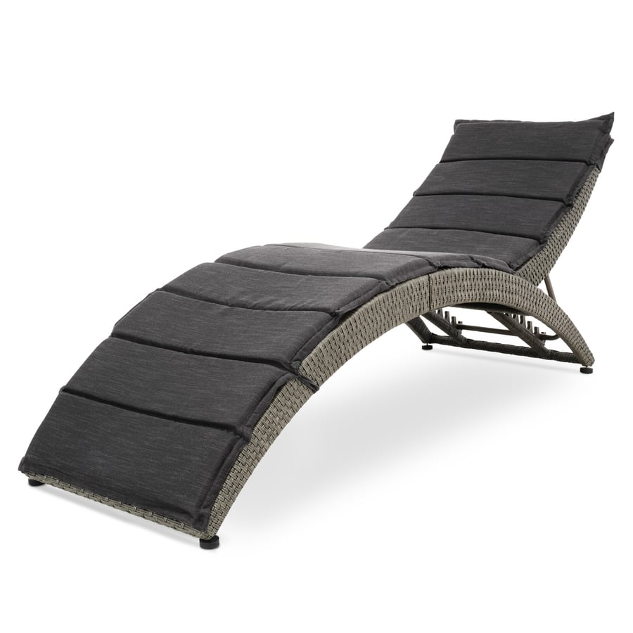 Leżak ogrodowy rattanowy CIAMPI - 8