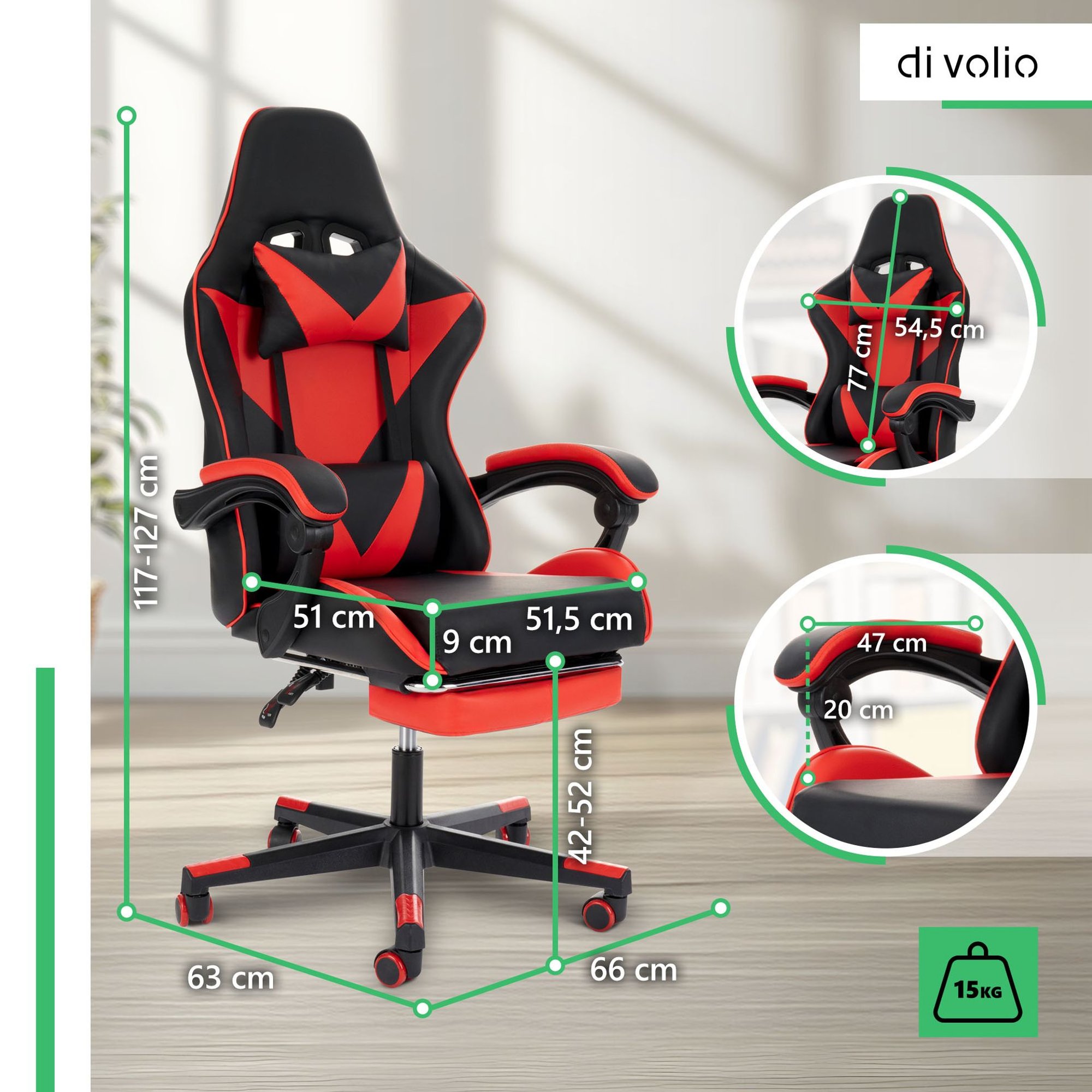 Ragazo je křeslo, které kombinuje ergonomii s estetikou. Jeho moderní černo-červený