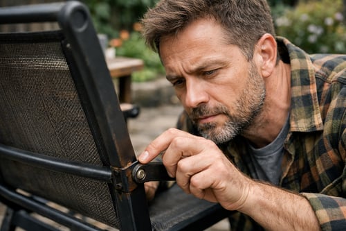 Údržba kovových rámů po zimě: kontrola spojů, šroubů a prevence koroze u zahradního nábytku