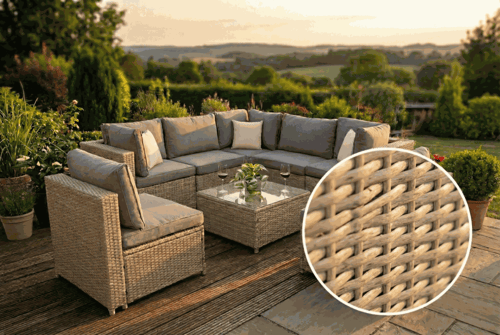 Výplet, textilie, polstry: jak poznat, co vydrží celou sezónu (a jak je udržovat)