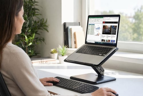 Jak vybrat stojan na notebook podle velikosti, hmotnosti a způsobu práce