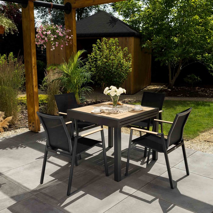 Sedák a opěradlo židle Buti vyrobené z kvalitní Textilene tkaniny