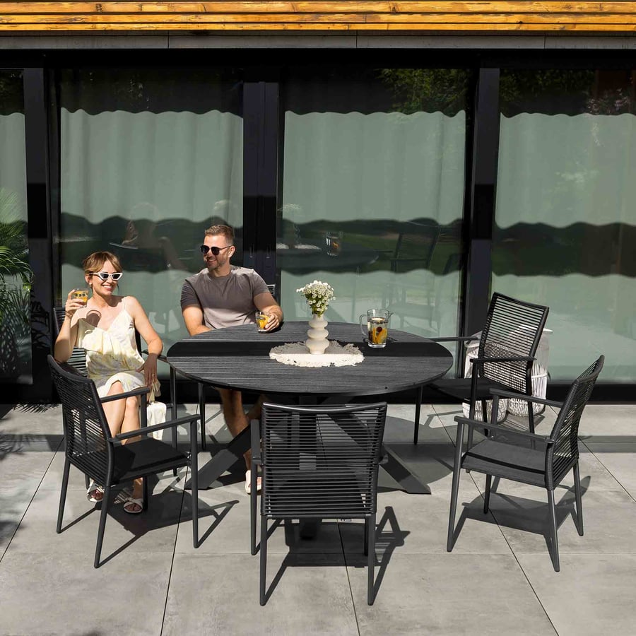 Zestaw mebli Ottana 6+1 - round - 1