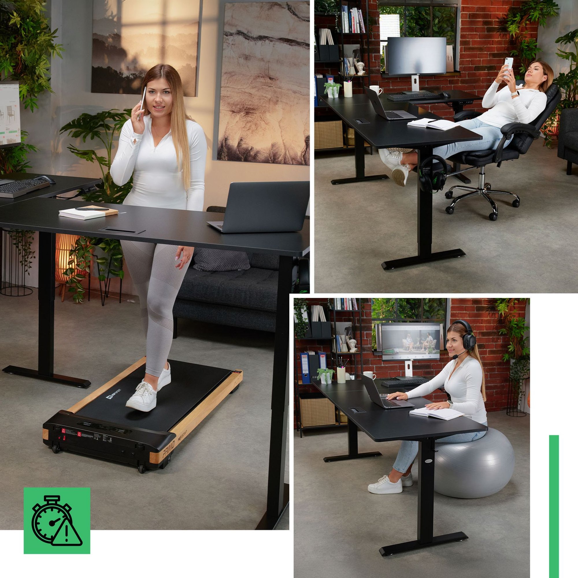 Model Trani je rohový pracovní stůl, který se výborně hodí do různých prostor