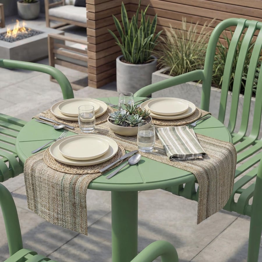 Stół ogrodowy okrągły 60cm DEGO - 10