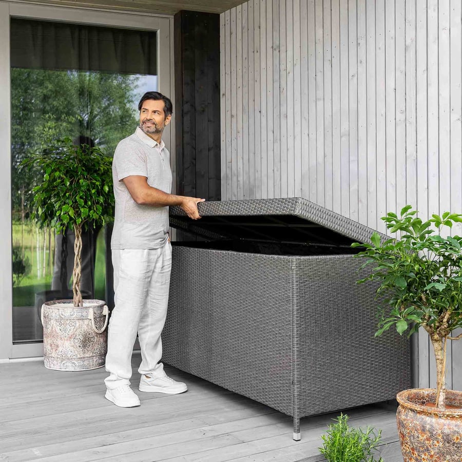 Skrzynia ogrodowa rattanowa 178 - 2