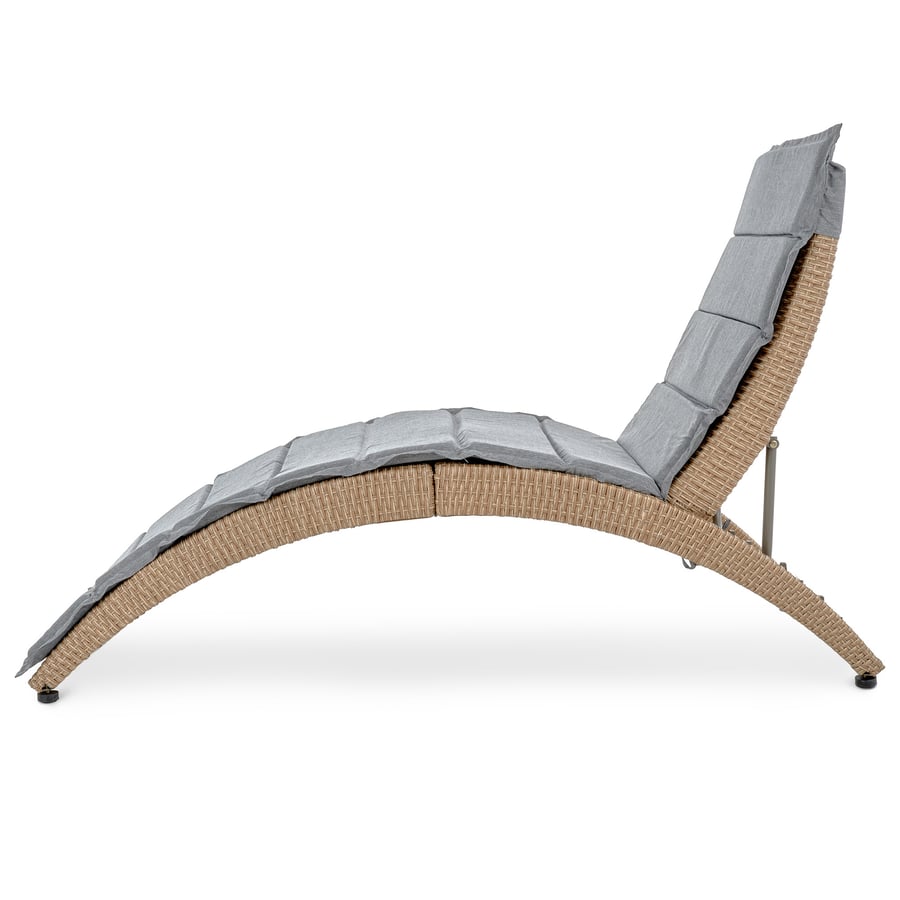 Leżak ogrodowy rattanowy CIAMPI - 8