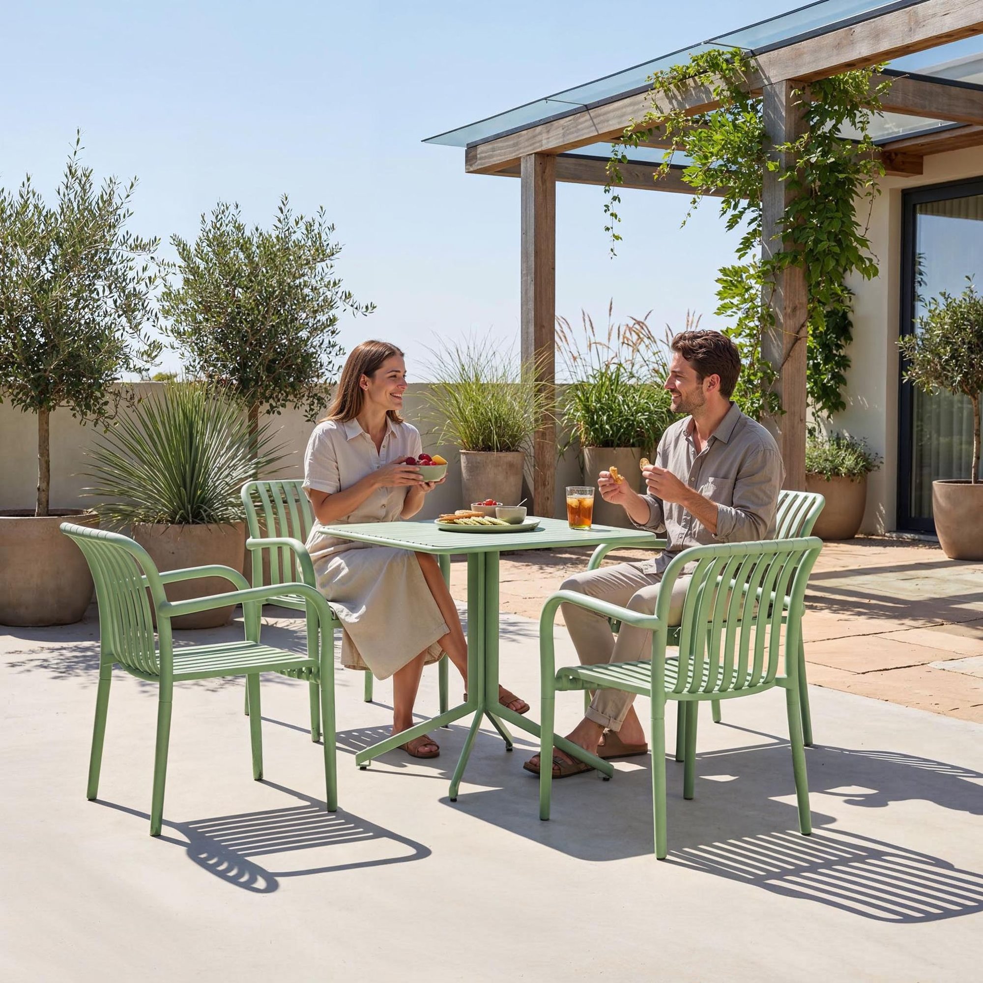 Vsaďte na osvědčený kovový zahradní stůl