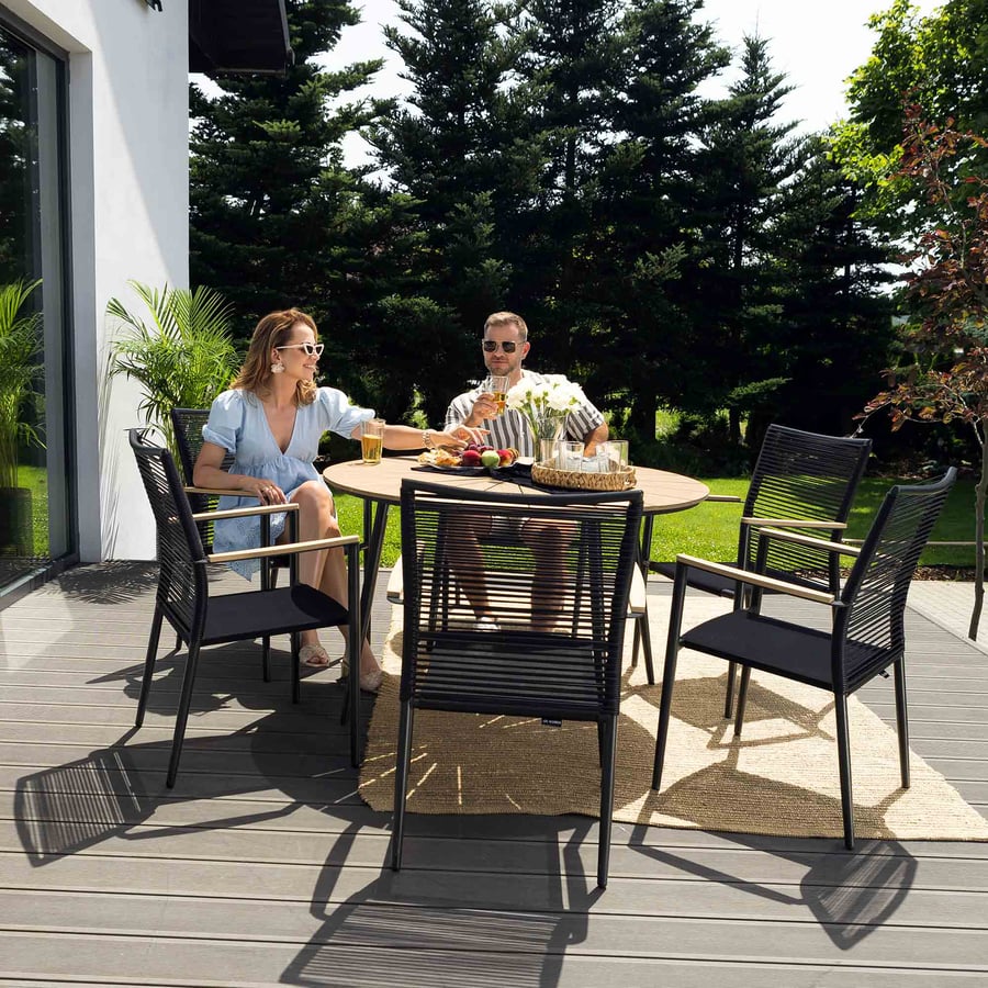 Zestaw mebli Acona 6+1- round 1 - 5