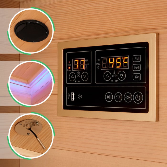 Sauna Loimaa IV byla vyrobena z nejkvalitnějších materiálů, což zaručuje její dlouhou životnost a bezpečné používání. 