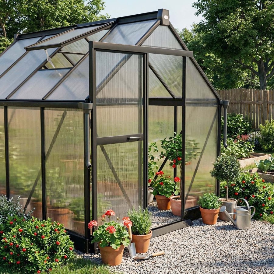 Szklarnia ogrodowa 245x183x190c - 3