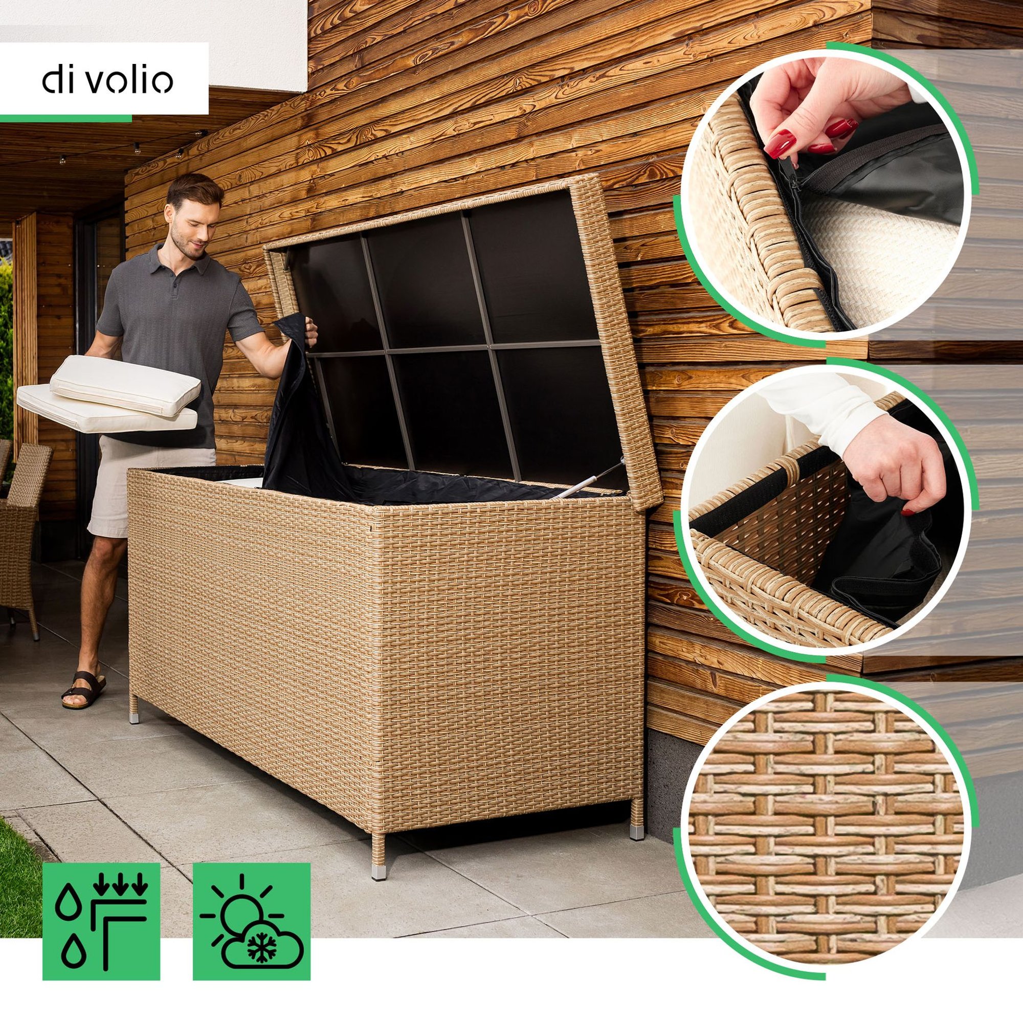 Jedním z charakteristických rysů zahradní bedny Belia 