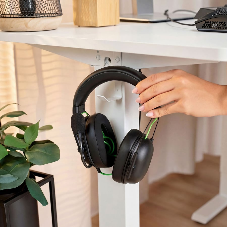 Biurko narożne regulowane lewos - 9