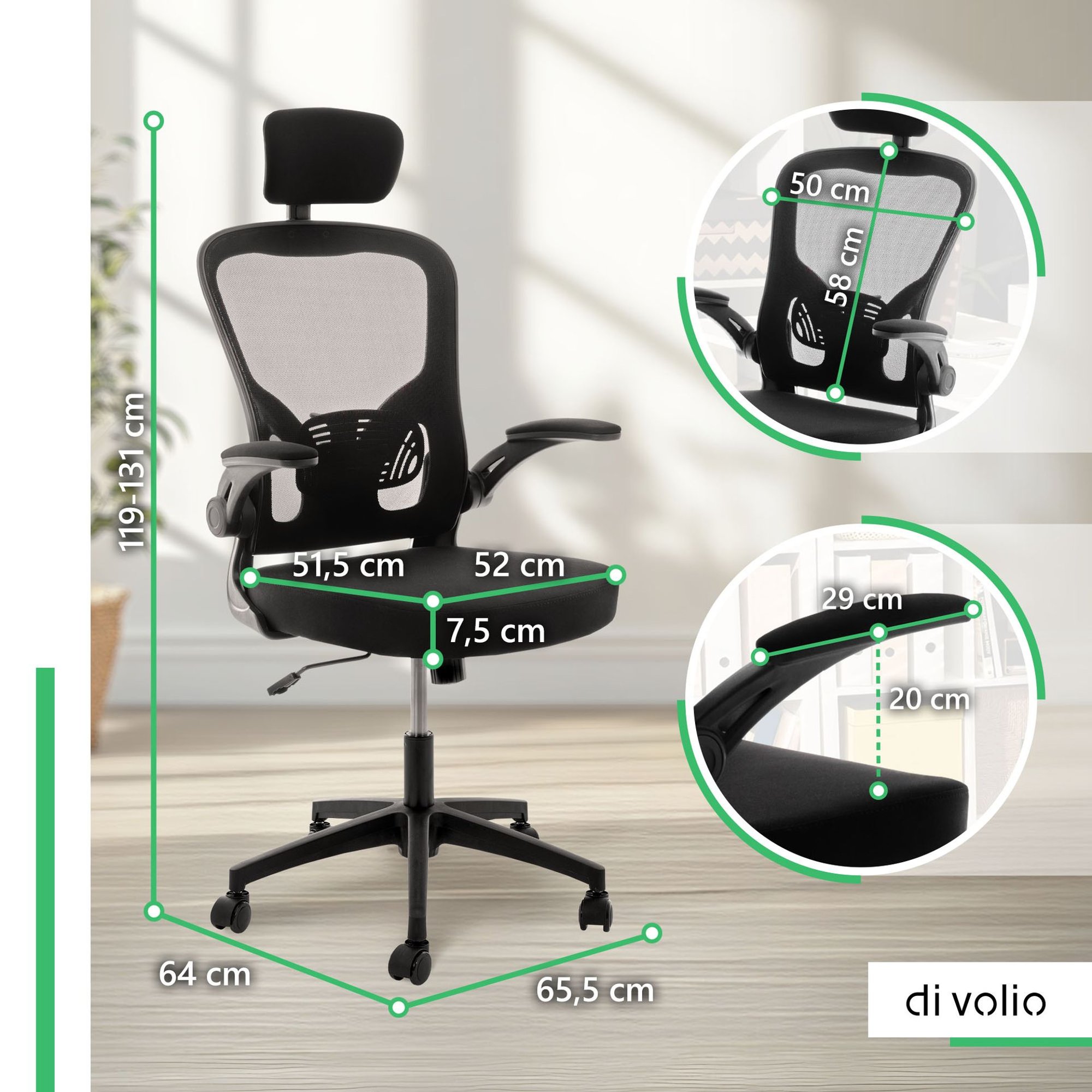 Křeslo Praso nabízí dokonale sladěné rozměry, které zajistí pohodlí pro každého uživatele. 