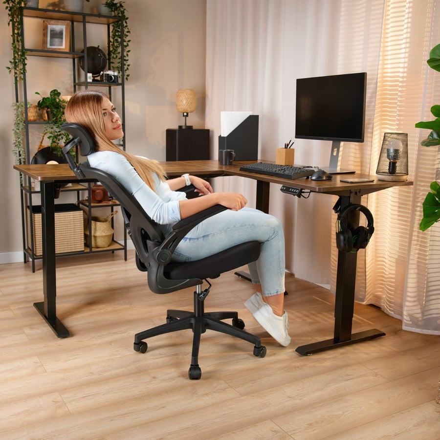 Biurko narożne regulowane (ZW-S - 6