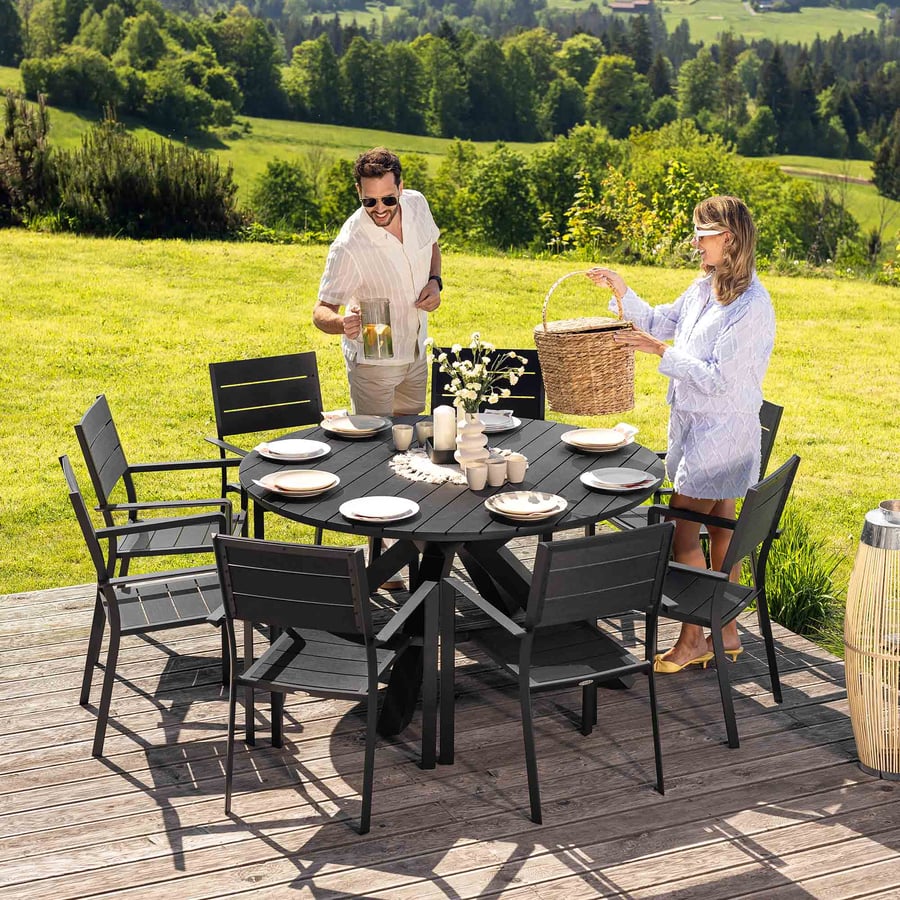 Zestaw mebli Osimo 8+1 - round - 1