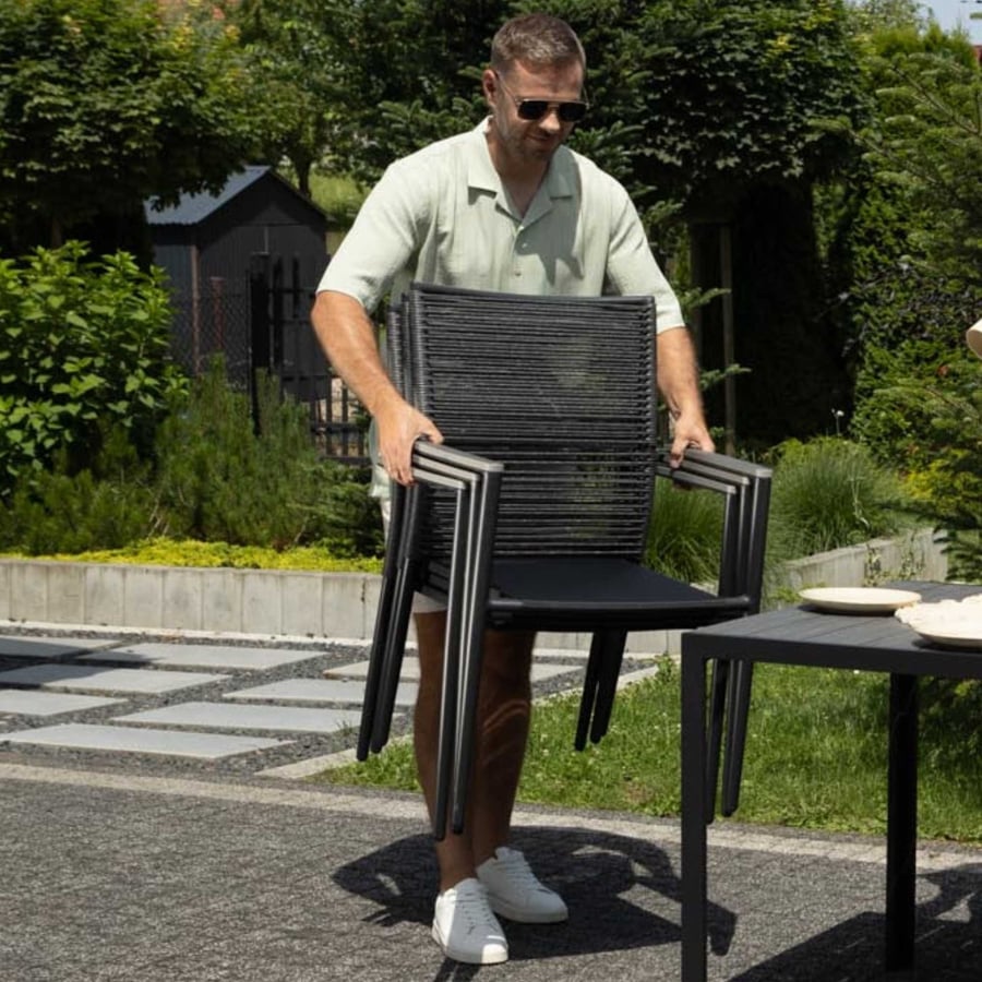 Zestaw 6 krzeseł ogrodowych DV- - 3