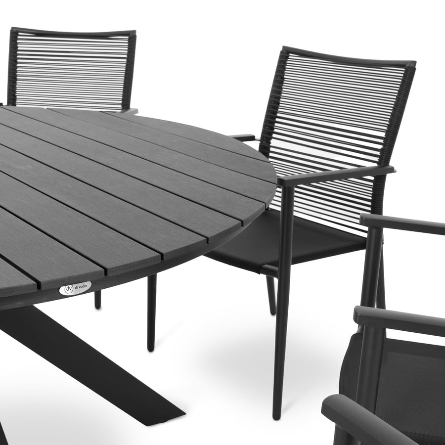 Zestaw mebli Ottana 8+1 - round - 7