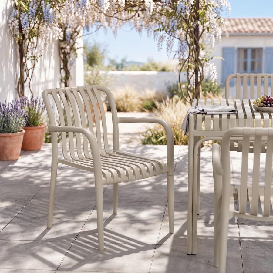 Zestaw 4 krzeseł ogrodowych CAR - 4