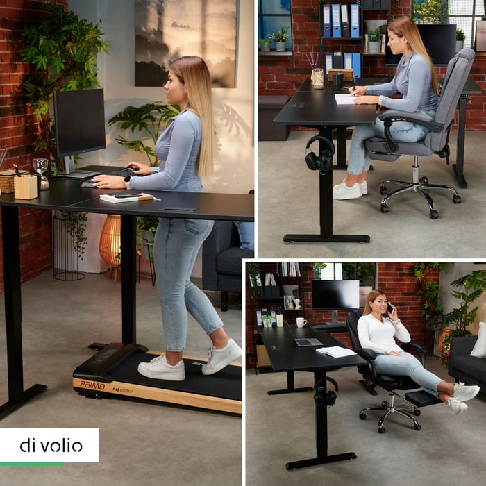 Nastavitelná výška desky v rozmezí od 70,5 do 113 cm je klíčovým prvkem moderního ergonomického stolu. 