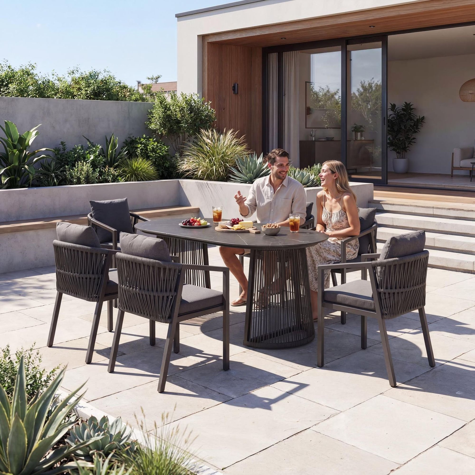 Křesla v setu Arneli vás zvou k odpočinku. Každé křeslo má široké a hluboké sedadlo