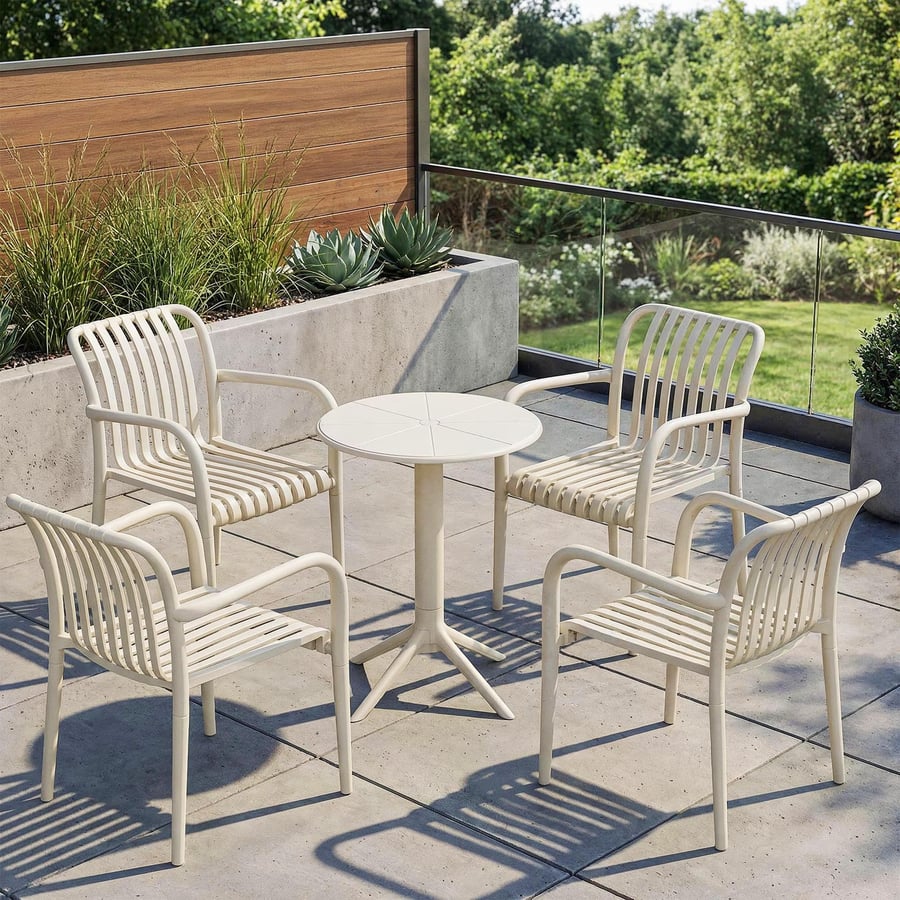 Stół ogrodowy okrągły 60cm DEGO - 4