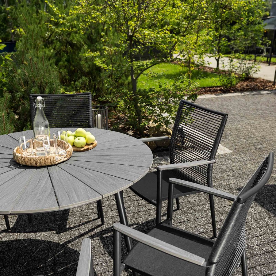 Zestaw mebli Arona 6+1 - round - 4