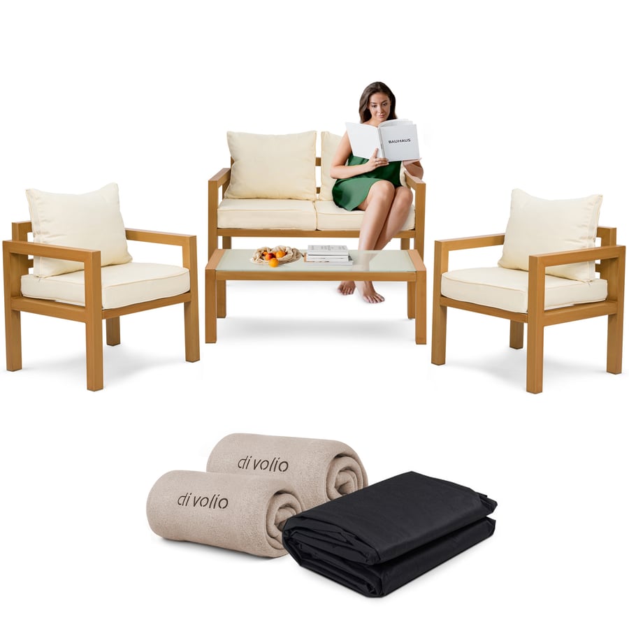 Gartenmöbel Set Brescia holz/cr - 11