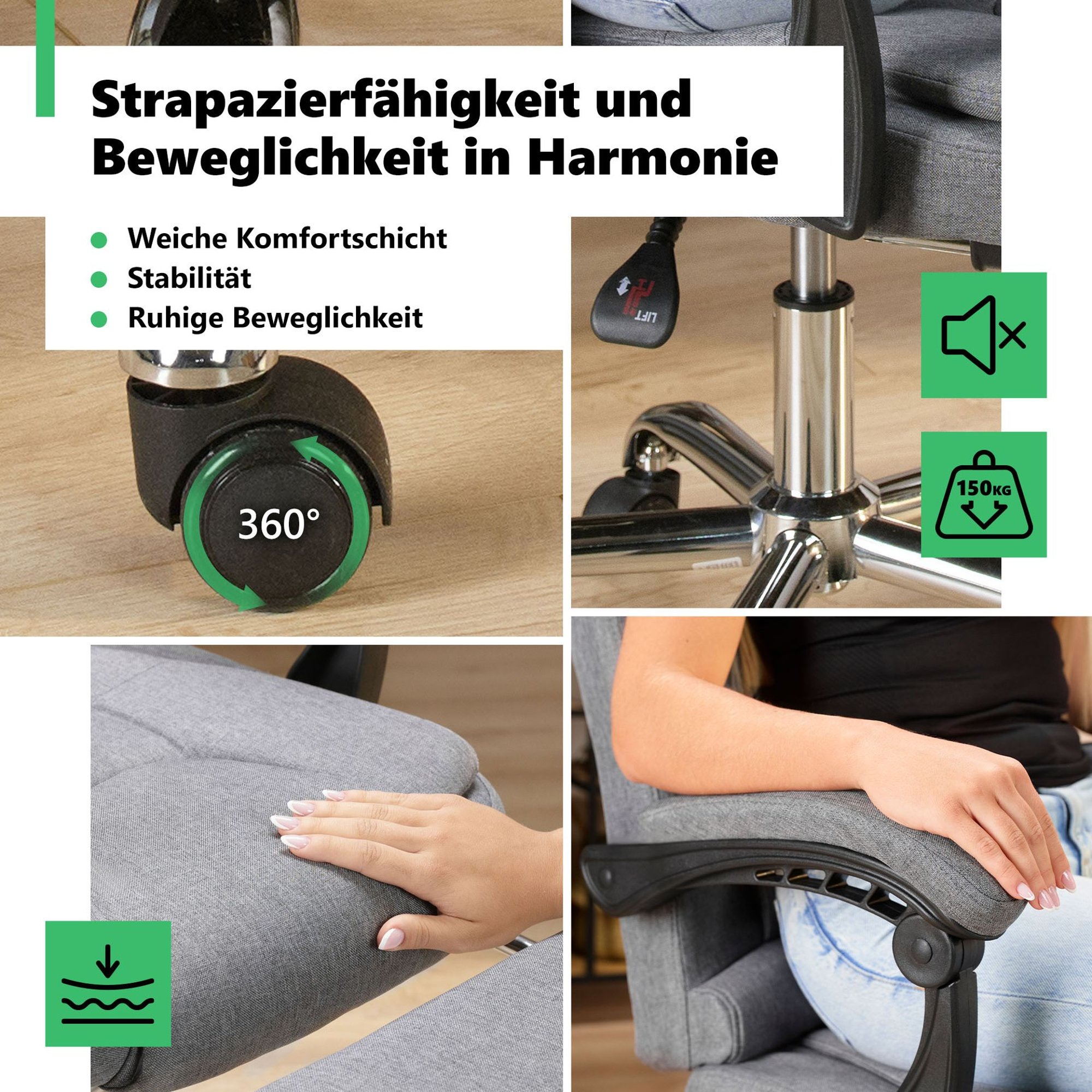 Langlebig, stabil, bequem