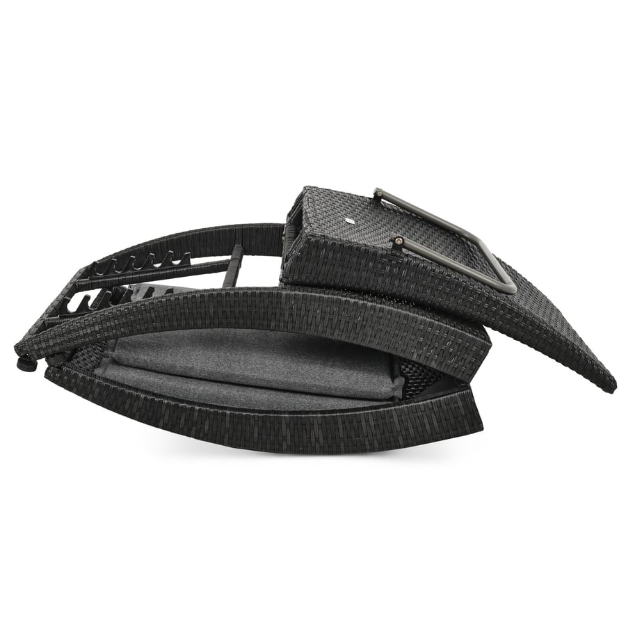 Gartenliege CIAMPINO - schwarz/ - 11